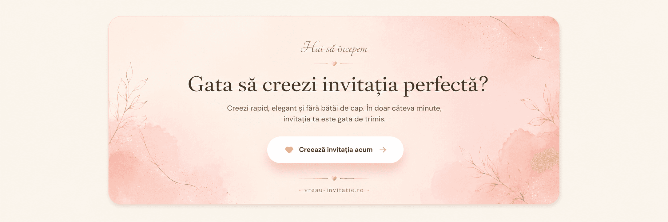 Gata să creezi invitația perfectă? — vreau-invitatie.ro
